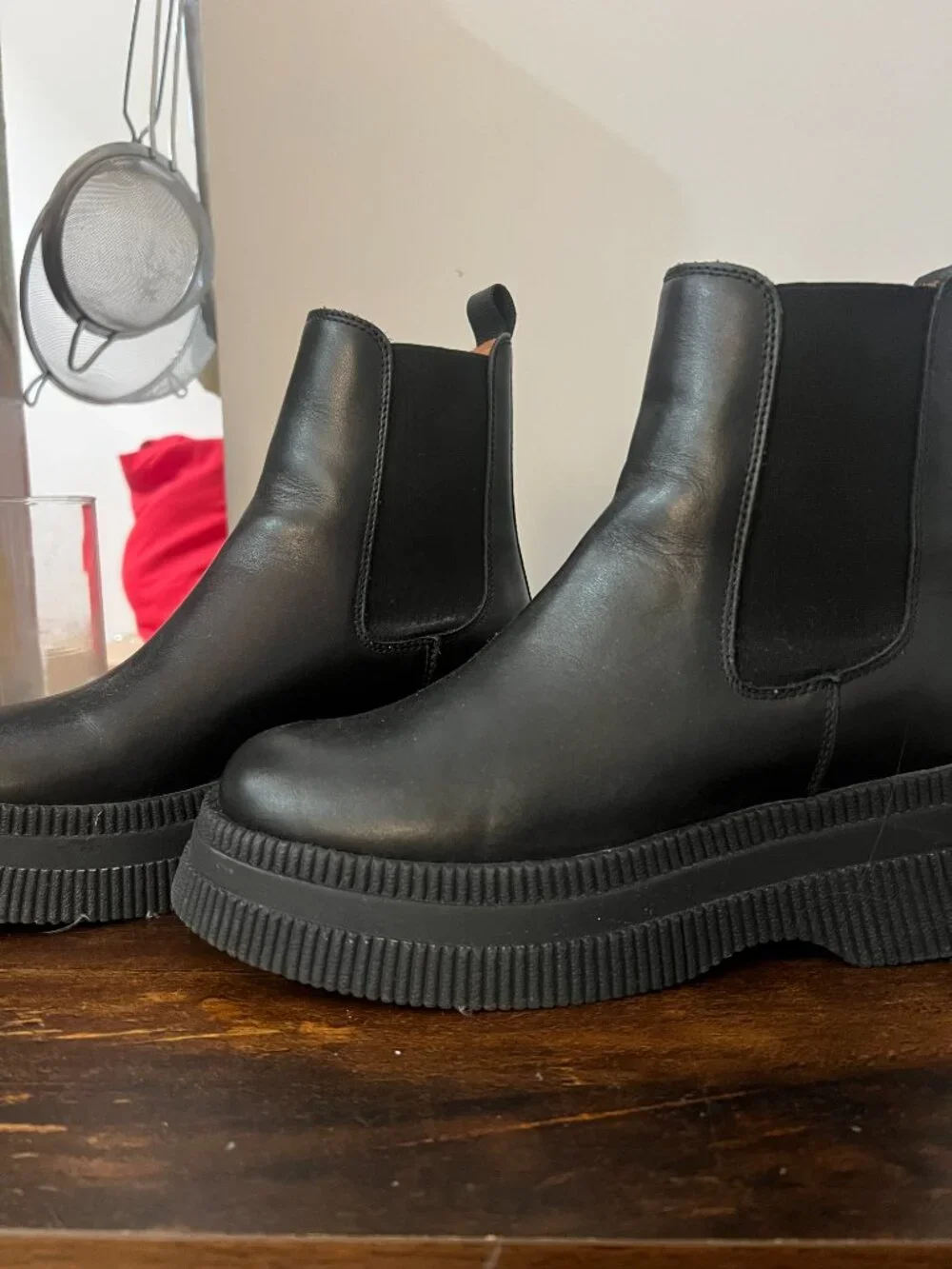 Ganni chelsea boots